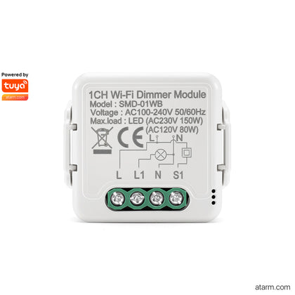 SMD-01WB Wi-Fi+BLE 1CH Dimmer Module