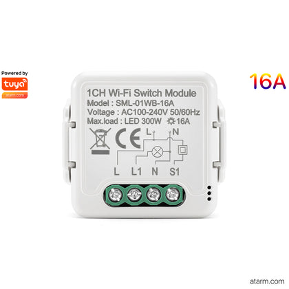 SML-01WB-16A Wi-Fi+BLE 1CH Switch Module
