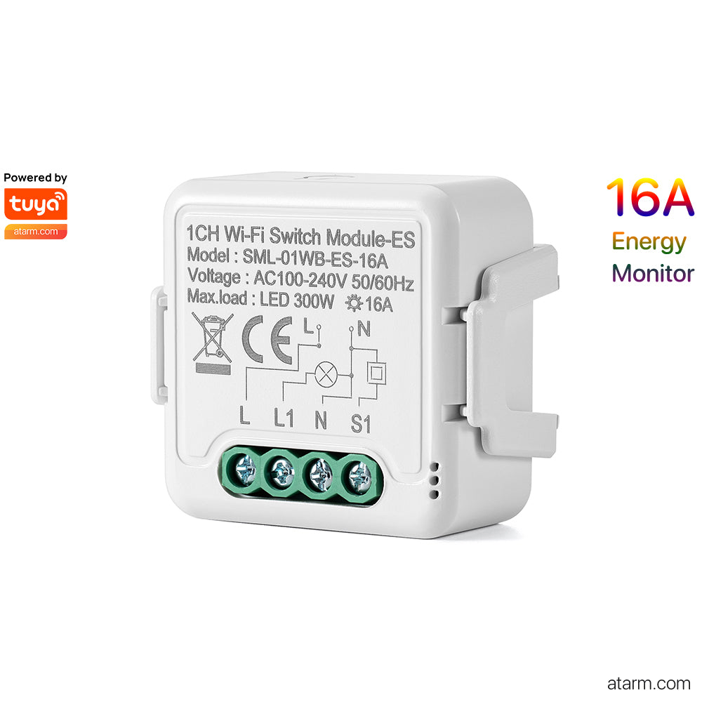 SML-01WB-ES-16A Wi-Fi+BLE 1CH Switch Module