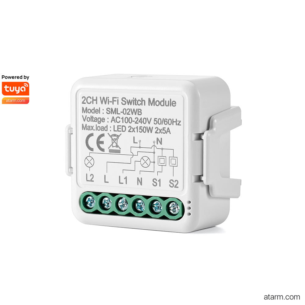 SML-02WB Wi-Fi+BLE 2CH Switch Module