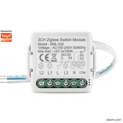 SML-03Z Zigbee 3CH Switch Module