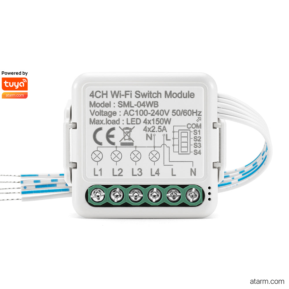 SML-04WB Wi-Fi+BLE 4CH Switch Module