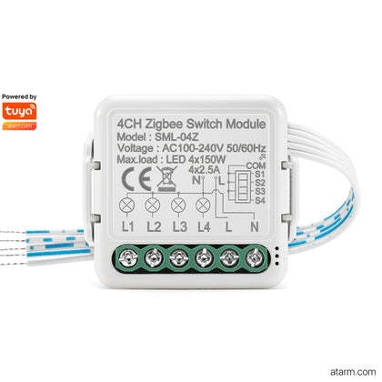 SML-04Z Zigbee 4CH Switch Module